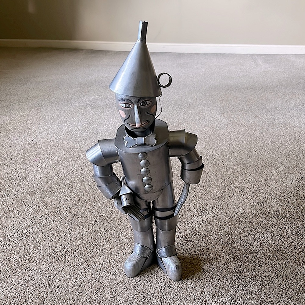22” Tin Man by artist Fred Ray Lopez  sculpture from New Mexico